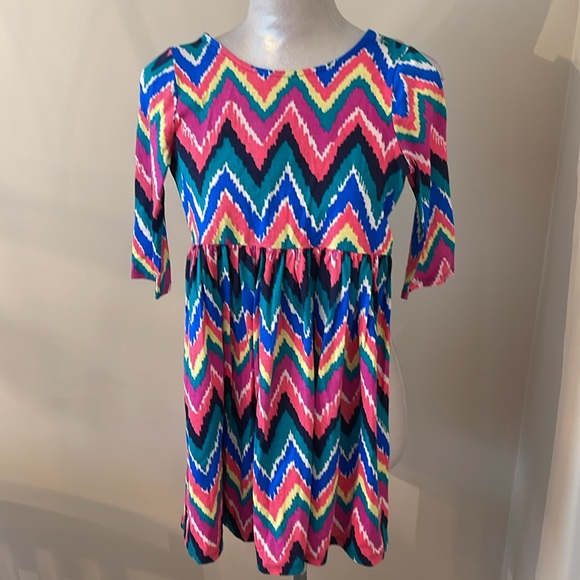 Lilly Pulitzer Girls Mini Evelyn dress - Multi Hearts a Flutter Size Large 10-12 - Picture 14 of 16